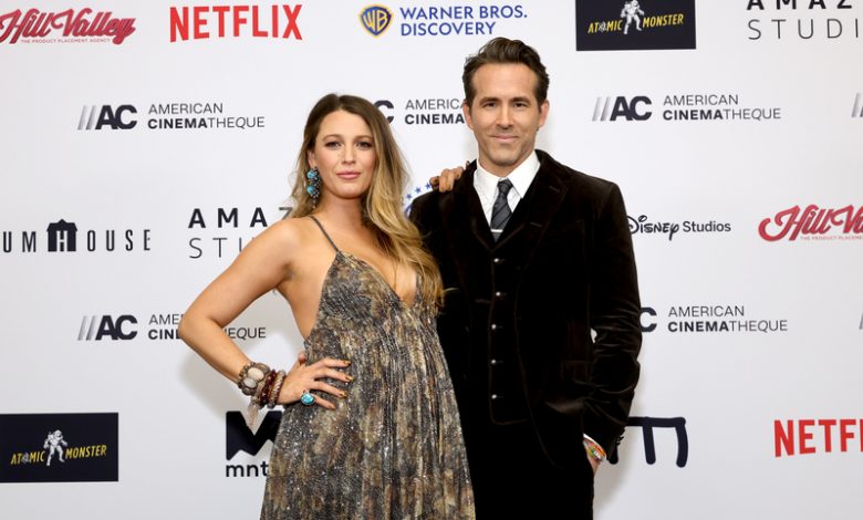 Фото - Беременная Блейк Лайвли присоединилась к мужу Райану Рейнольдсу на премии American Cinematheque Awards